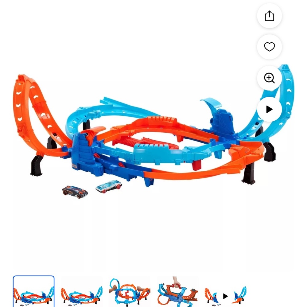 Hot Wheels Ultra Hots Blast Launch Face-Off Track